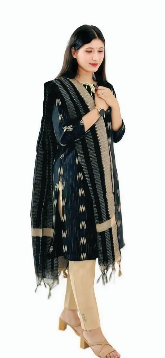 TSS Women's Kurti with Pant And Dupatta